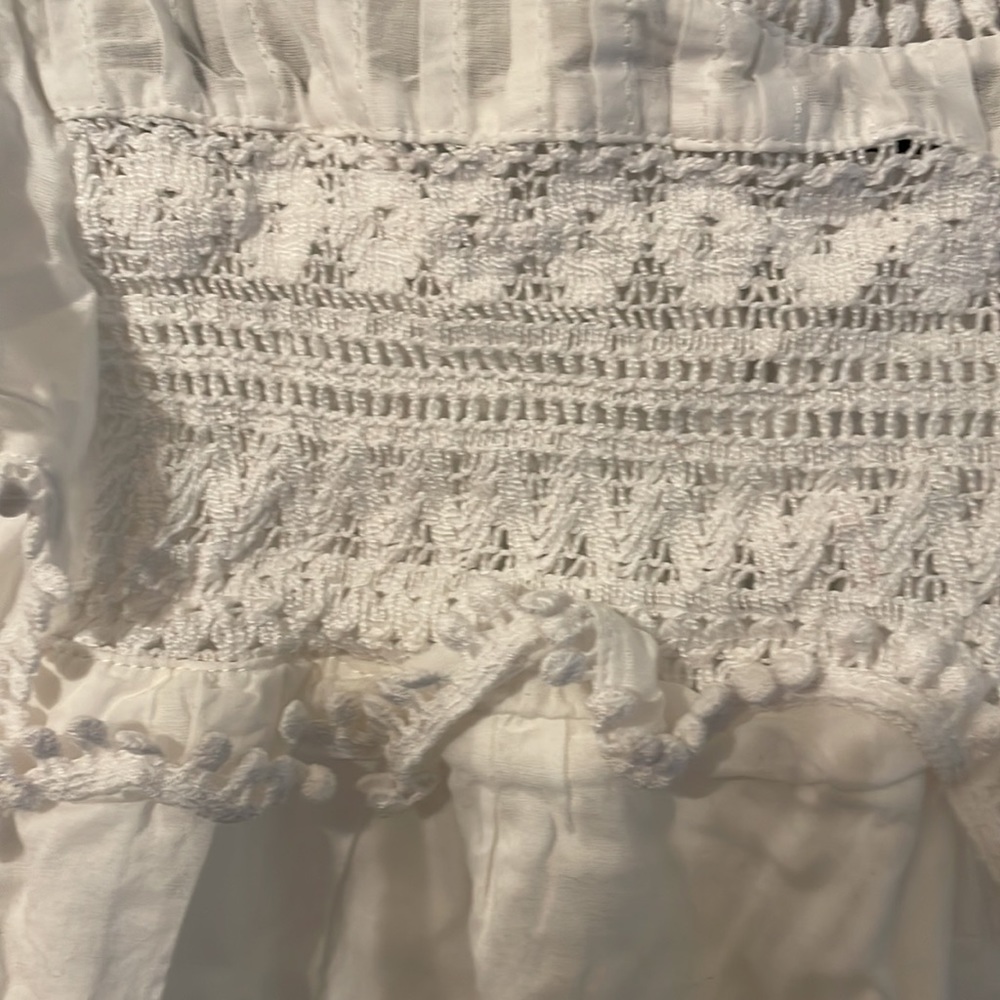 J Crew Size Small White Blouse - Picture 2 of 5